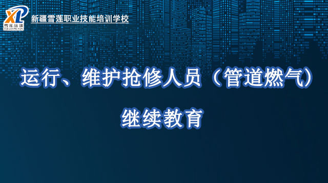 2026年城镇燃气经营企业从业人员—运行、维护和抢修人员（管道）